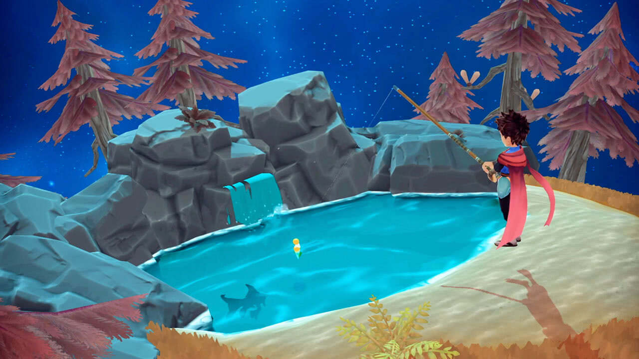 Deiland screenshot gameplay pescando