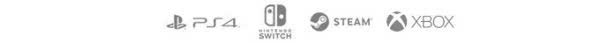 plataformas de juego, Playstation 4, nintendo switch, Steam, Xbox respectivamente