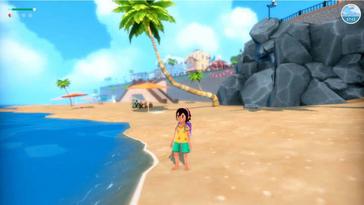 summer in mara screenshot gameplay caminano por la playa